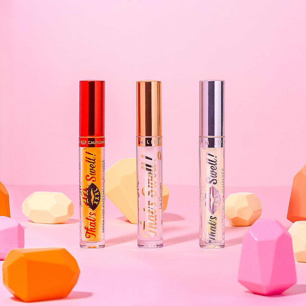 Beauty stills content creation for Barry M cosmetics with lots of colour. Styled makeup and cosmetics product stills photography by Marianne Taylor.