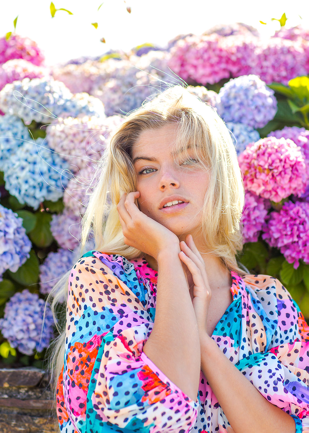 Portrait-of-Lucy-in-the-Hydrangeas-by-Marianne-Taylor-Photography