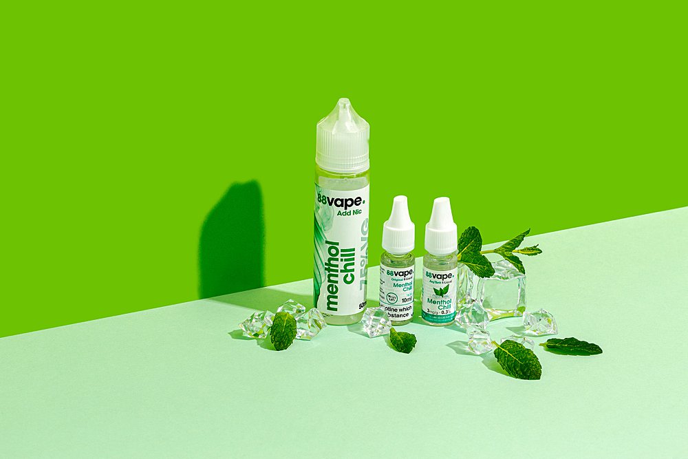 Content creation for 88vape with bright colours. Styled product stills photography by Marianne Taylor.