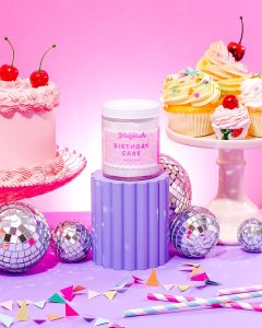 Brightly coloured beauty product content creation for Glaze-ish. Styled product stills photography by HIYA MARIANNE.