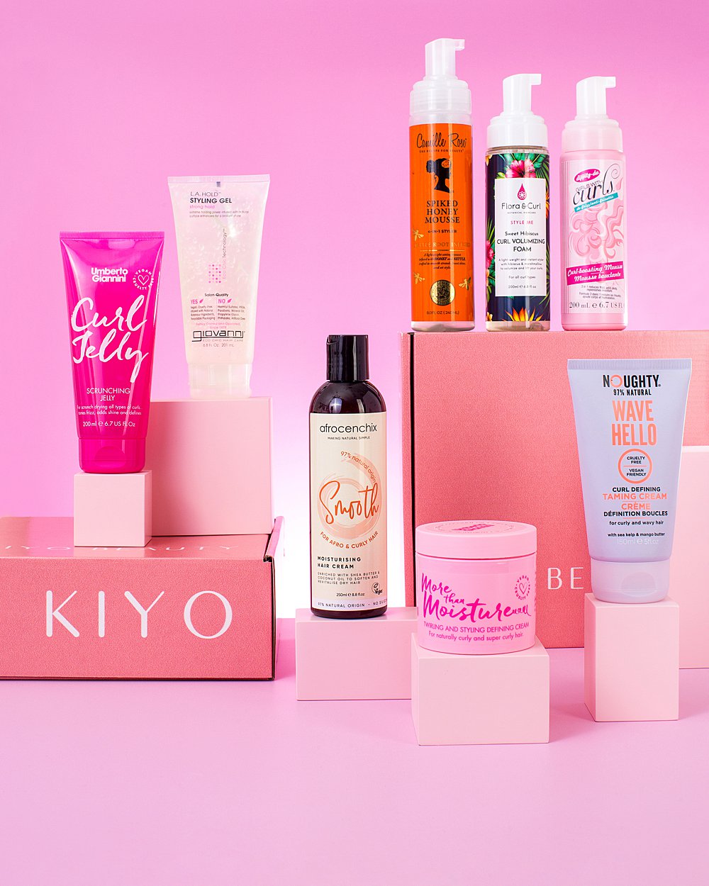 Creative still life photography & content creation for Kiyo Beauty. Product photography and styling by HIYA MARIANNE.