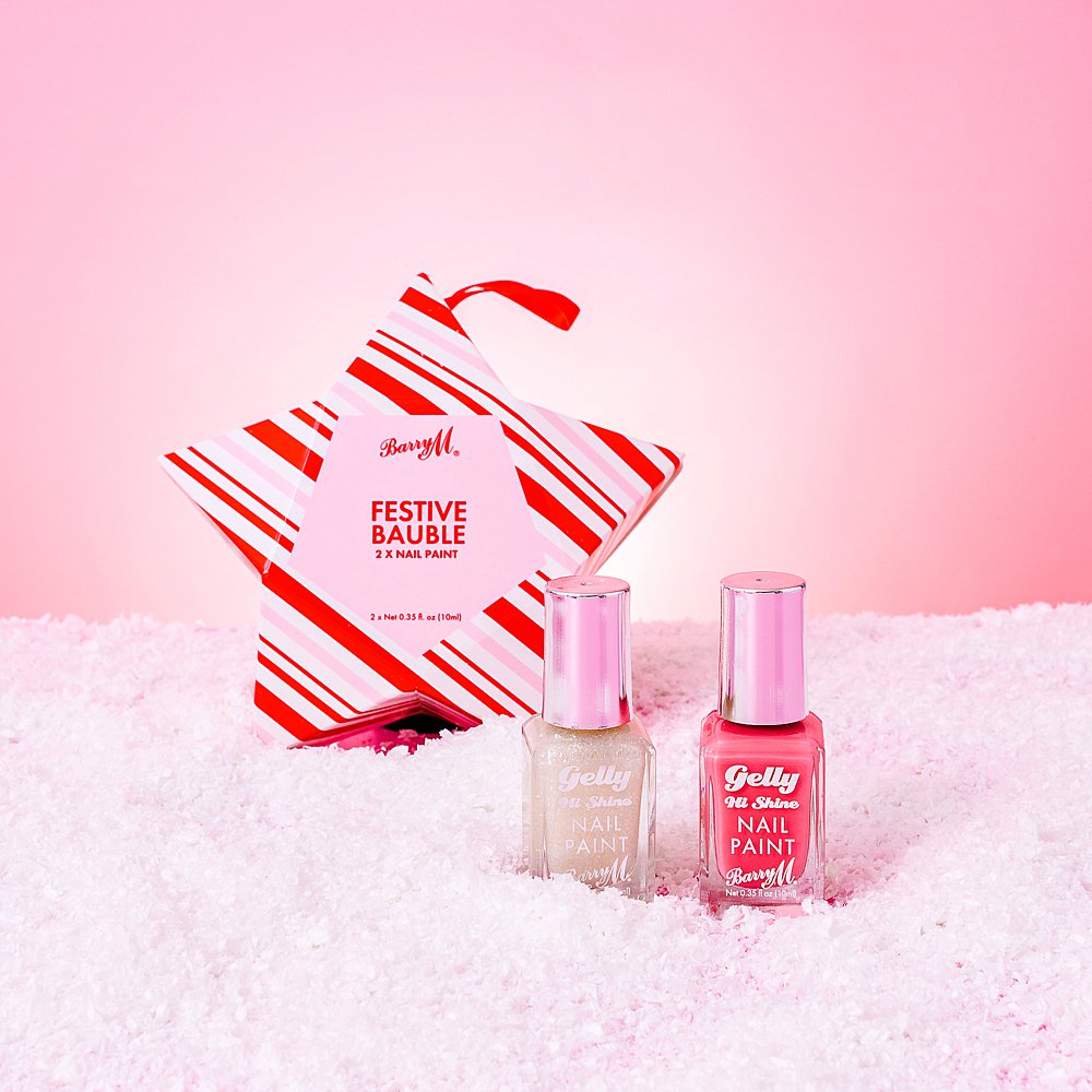 Christmas product still life photography & content creation for Barry M Cosmetics by HIYA MARIANNE.