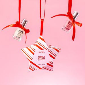 Christmas product still life photography & content creation for Barry M Cosmetics by HIYA MARIANNE.