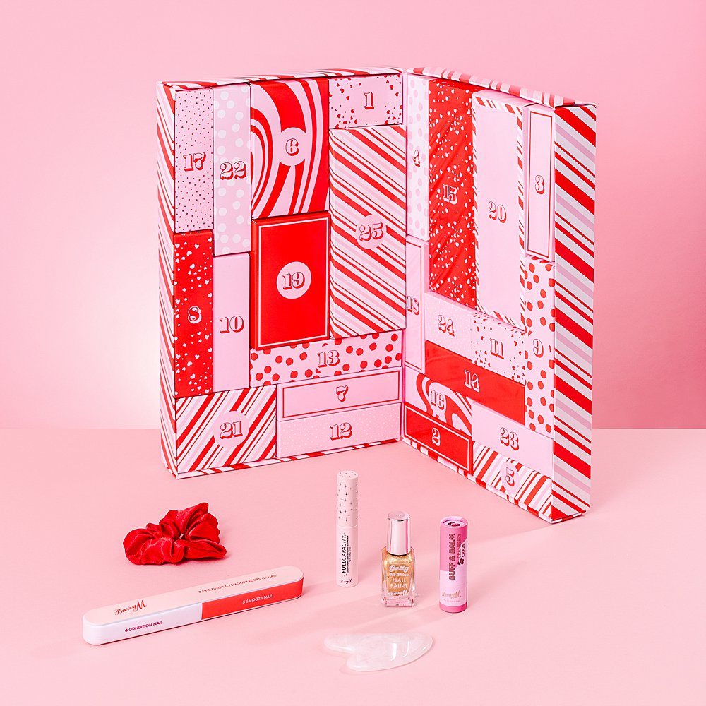 Christmas product still life photography & content creation for Barry M Cosmetics by HIYA MARIANNE.