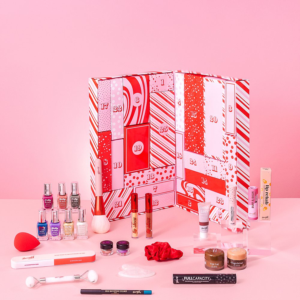 Christmas product still life photography & content creation for Barry M Cosmetics by HIYA MARIANNE.