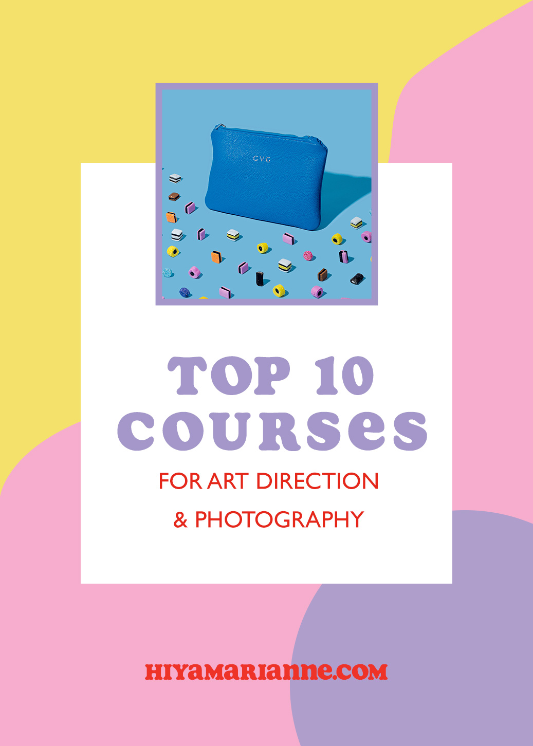 My top 10 favourite Domestika courses for Art Direction and Photography inspiration by HIYA MARIANNE.