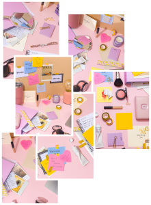 Examples of HIYA VIBES personal branding still life image libraries