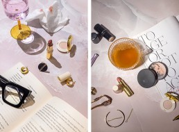 High-fashion inspired still life for a no-face personal brand shoot. HIYA VIBES by HIYA MARIANNE.