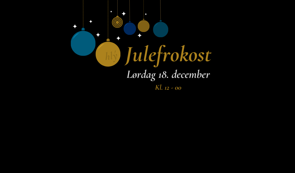 Julefrokost på hlý 18 december