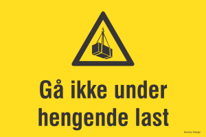 Gå ikke under hengende last