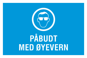 Påbudt med øyevern