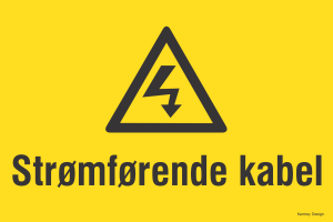 Strømførende kabel