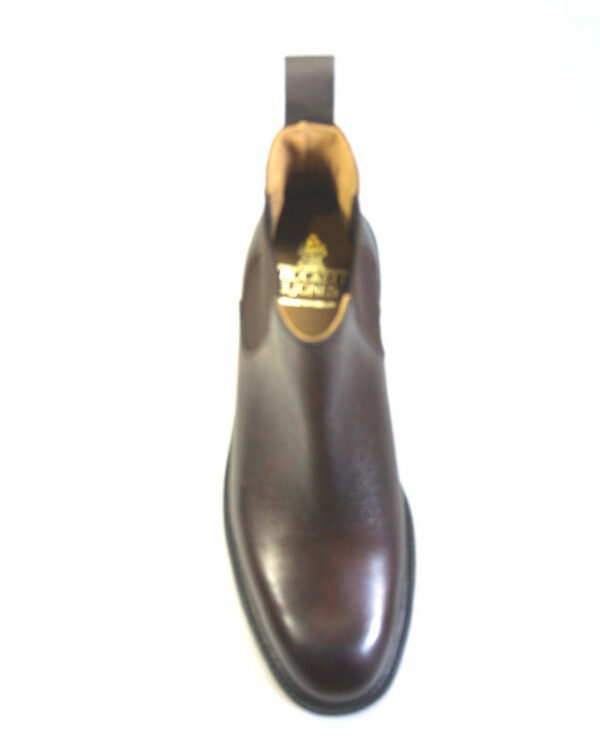 CROCKETT JONES Chelsea 11 dark brown scotch grain Hochwertige Schuhe