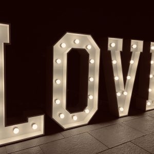 LED LOVE Letters / Leuchtbuchstaben