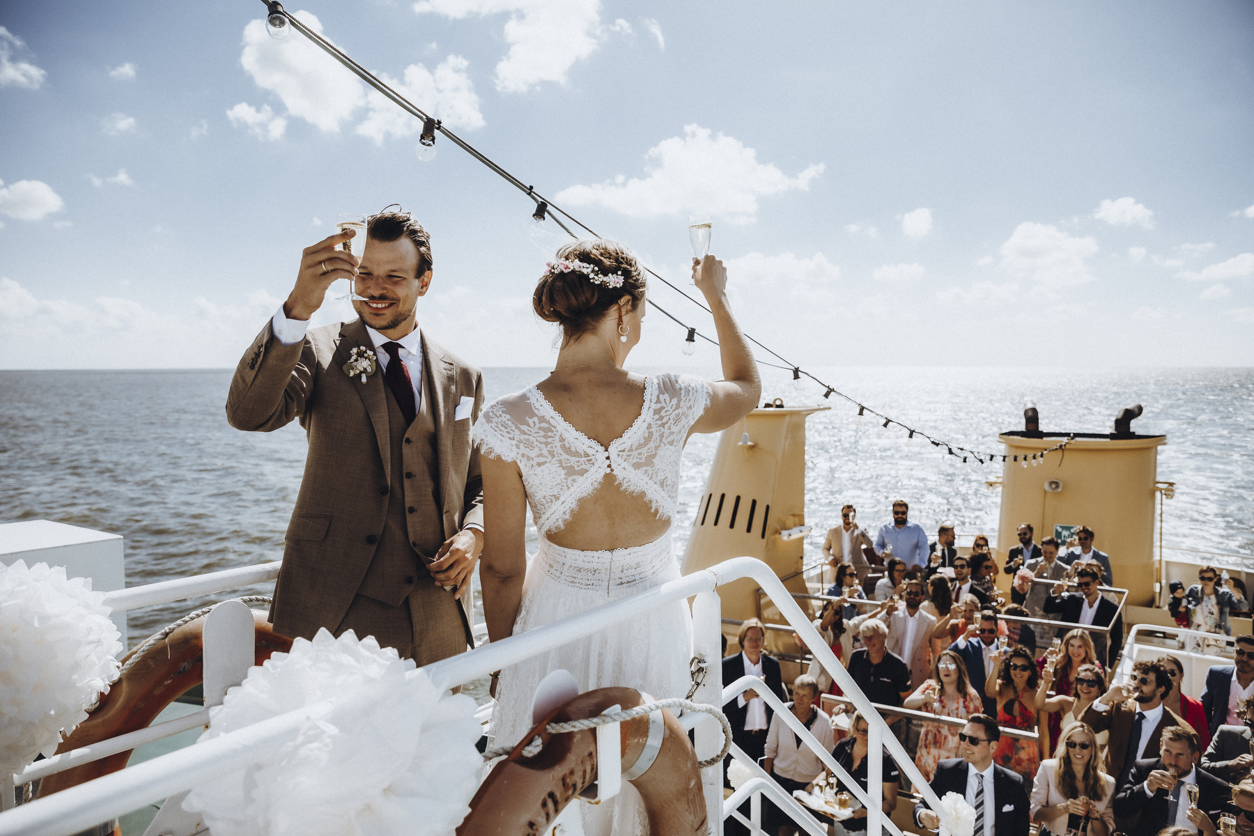 lebendige Hochzeitsreportage Büsum Ostsee