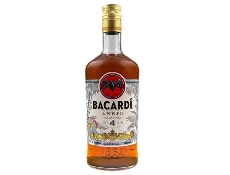 Bacardi cuatro añejo