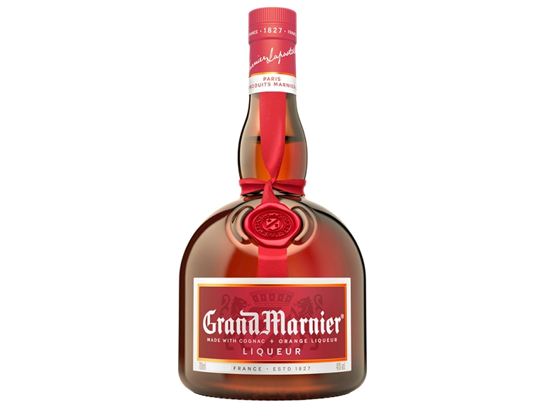 Fles Grand Marnier Cordon Rouge met amberkleurige likeur