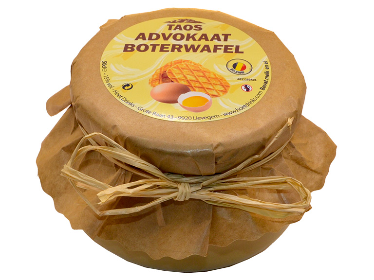 Taos Advokaat Boterwafel 15° 50cl pot + deksel