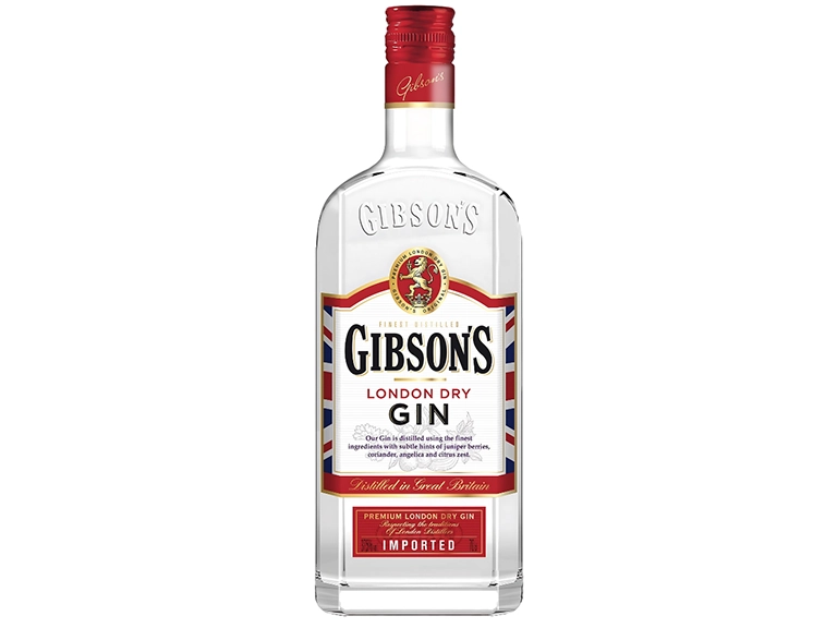 Fles Gibson's London Dry Gin klassieke Britse gin met jeneverbes