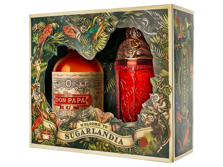 Don Papa Giftpack met Shaker premium Filipijnse rum