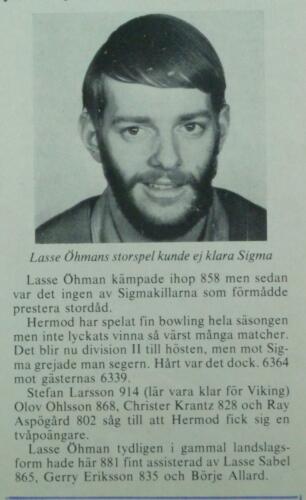 Lasse Öhman Sigma BK
