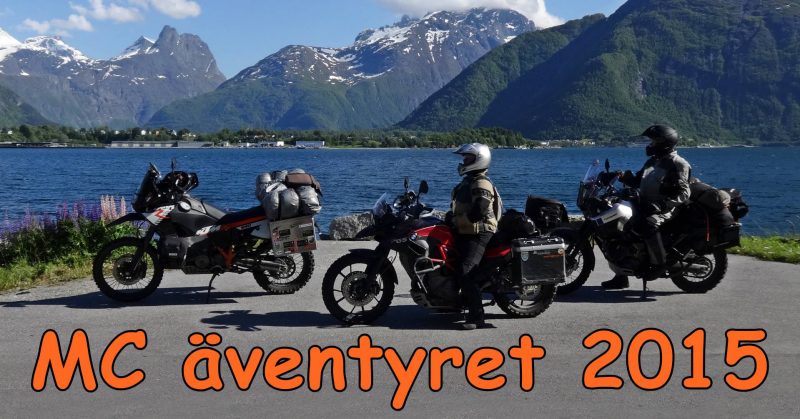 Hemma igen efter sommarens MC-äventyr.