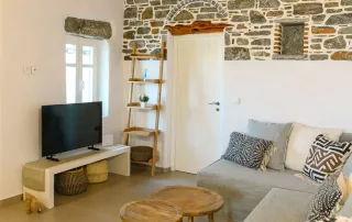House in Potamos Amorgos living room