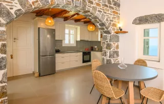 House in Potamos Amorgos Kitchen & Dining area