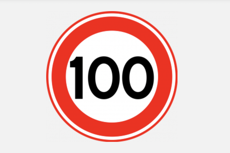 Hız sınırı 100