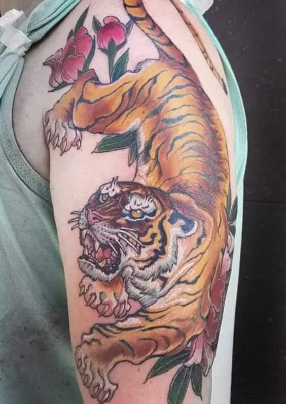 japanse tijger tattoo