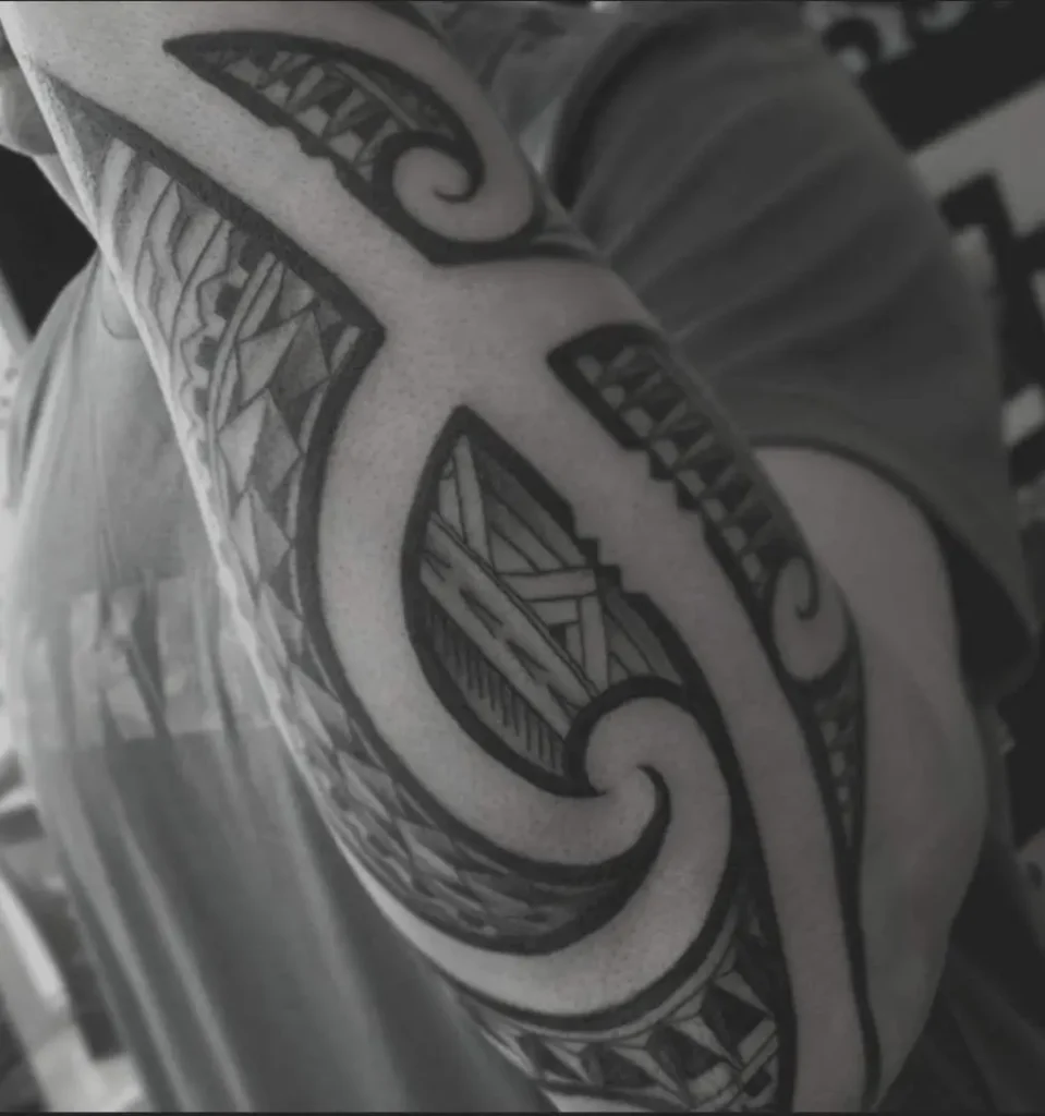 maori mixed polynesian tattoo