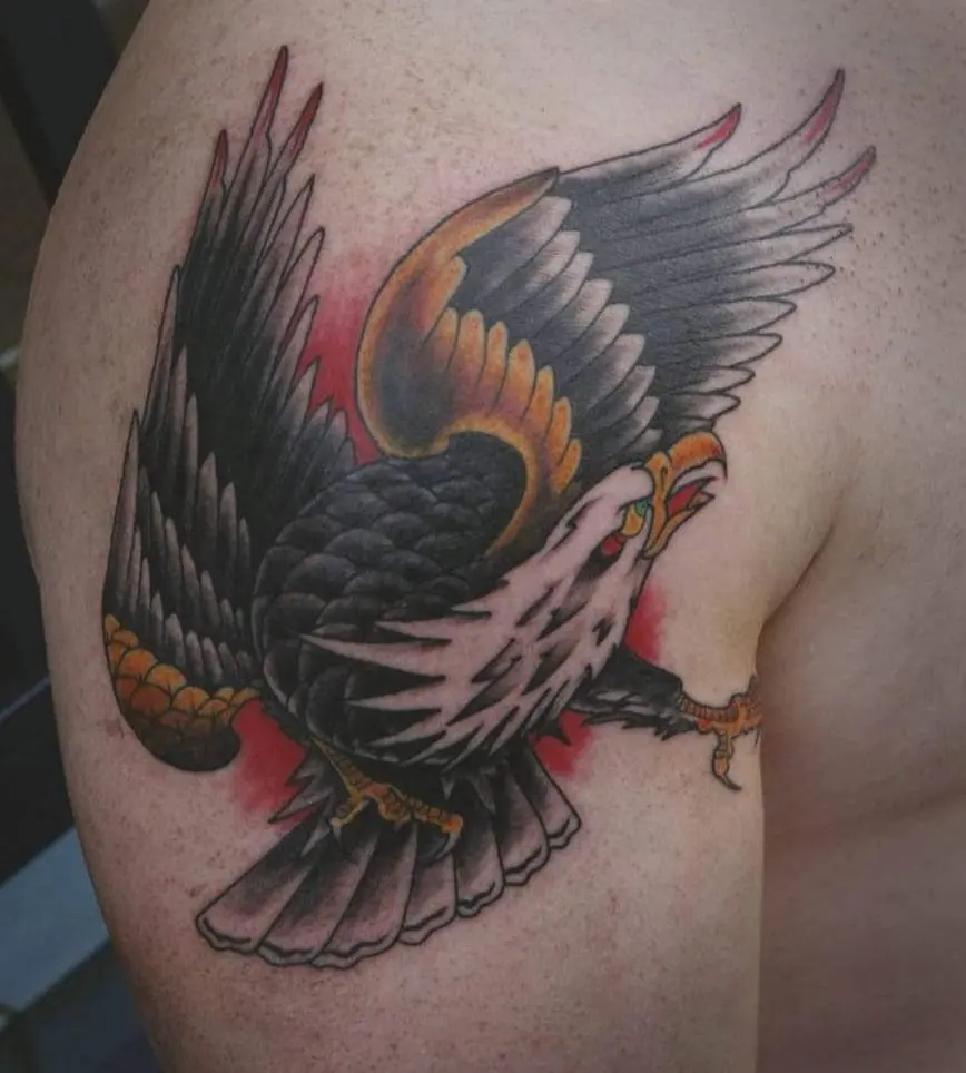 traditional eagle tattoo