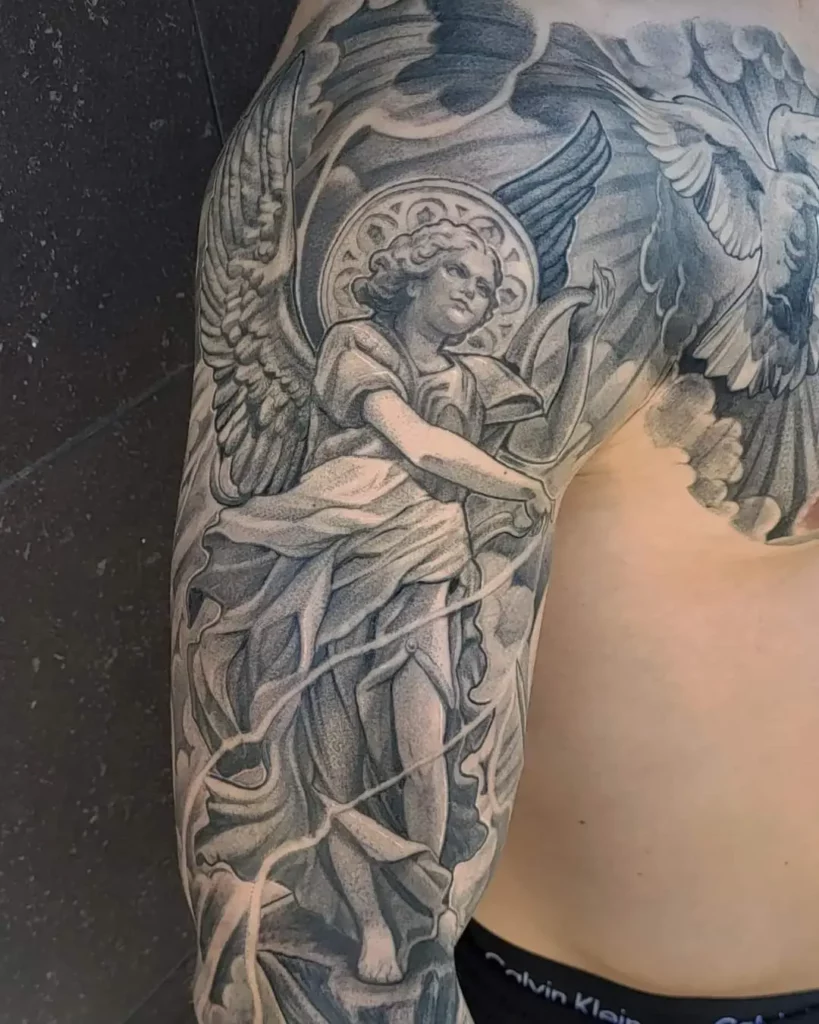angel of engel tattoo