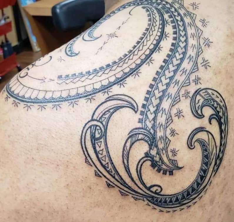 polynesian tattoo pacific soul mixed style