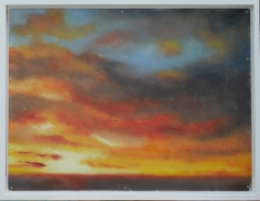 Nr257-Glazed-sunset-board-30x40cm-Mar2015
