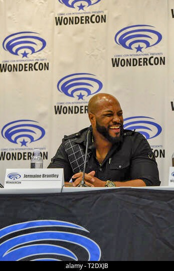 Jermaine Brantley actor as a panelist at the Wondercon in Anaheim Ca on Hollowhood
