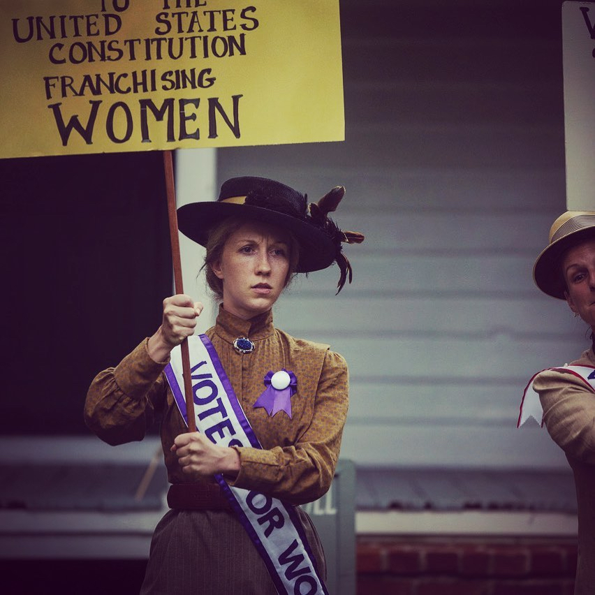 Suffragettes circa 1910 on Reenactment Stock Footage on Hollowhood