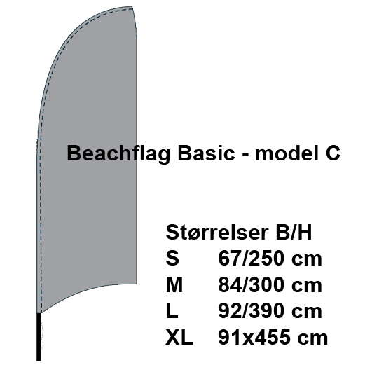 Beach-Flag - L - 390 cm | Copilot