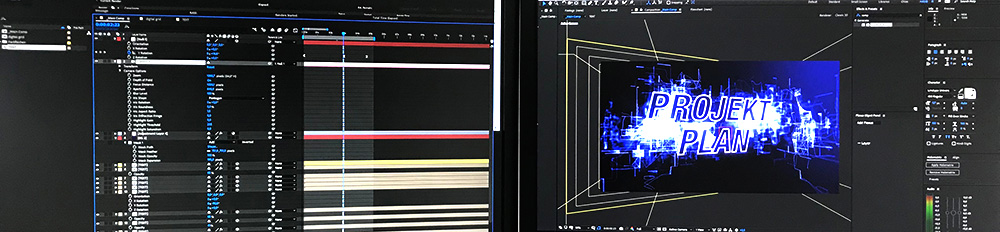 Produktion Hologramm