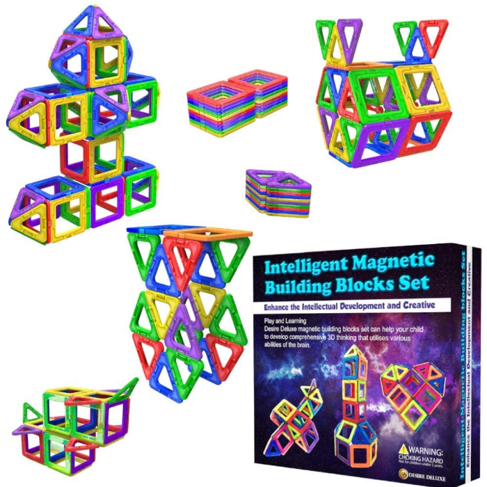 Bausteine mit Magneten, Figuren und Formen, Farben, spielen, basteln