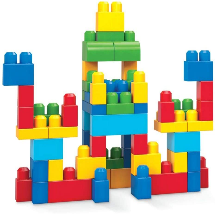 Mega Bloks Bausteine, Plastik, Grundfarben, bunte Steine, Spielen, Bauen, Baumeister, Kinder