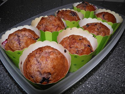 Muffins med bær