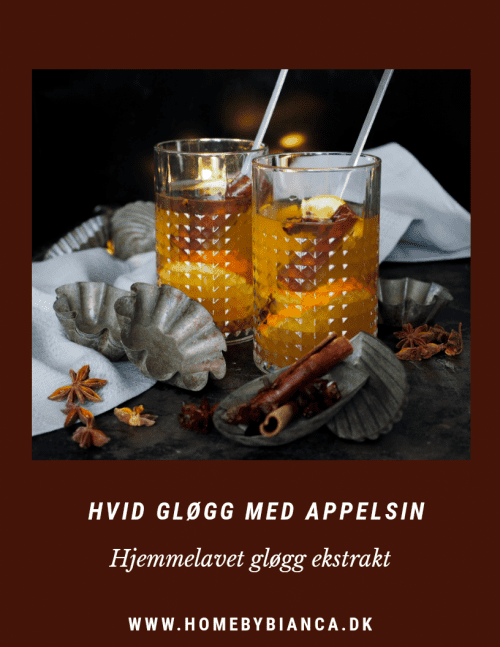 Hvid gløgg med appelsin