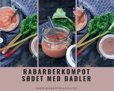 Rabarberkompot med dadler