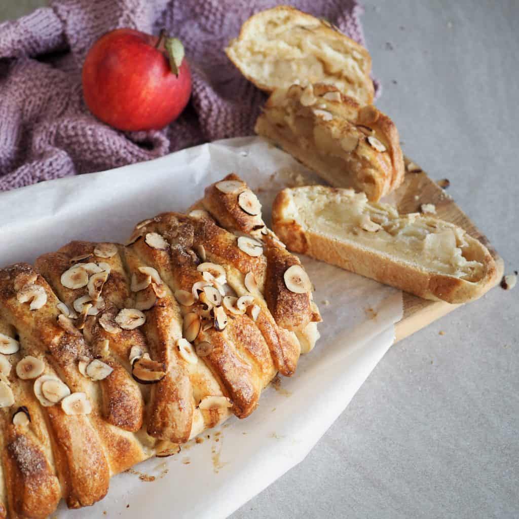 Kringle med æblekompost opskrift