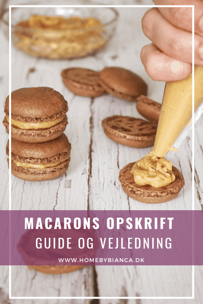 Macarons opskrift, guide og vejledning