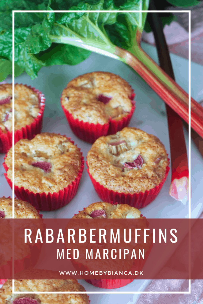 Rabarbermuffins med marcipan