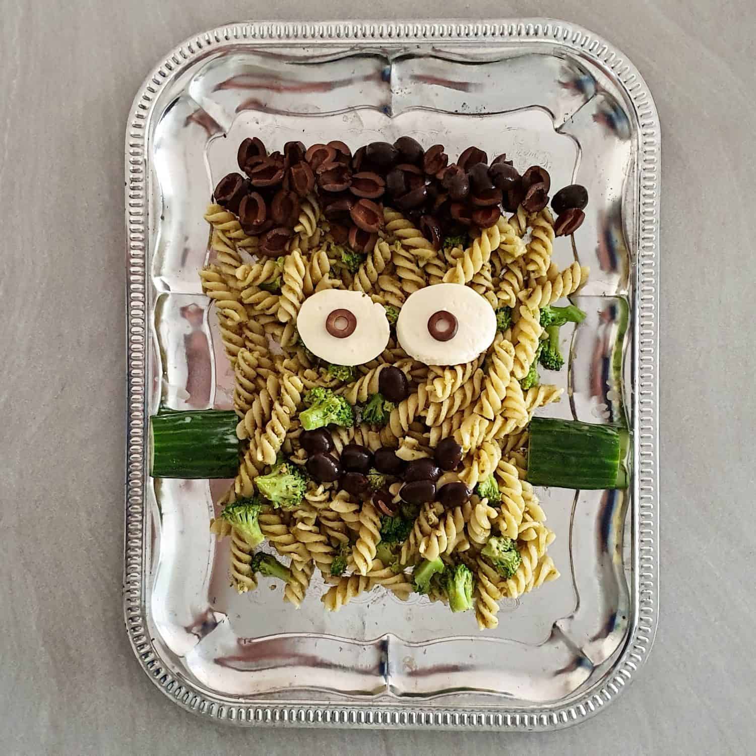 Halloween mad - Frankenstein pasta