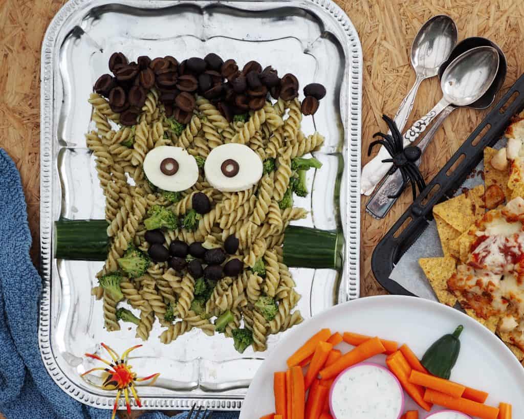 Halloween mad - Frankenstein pasta