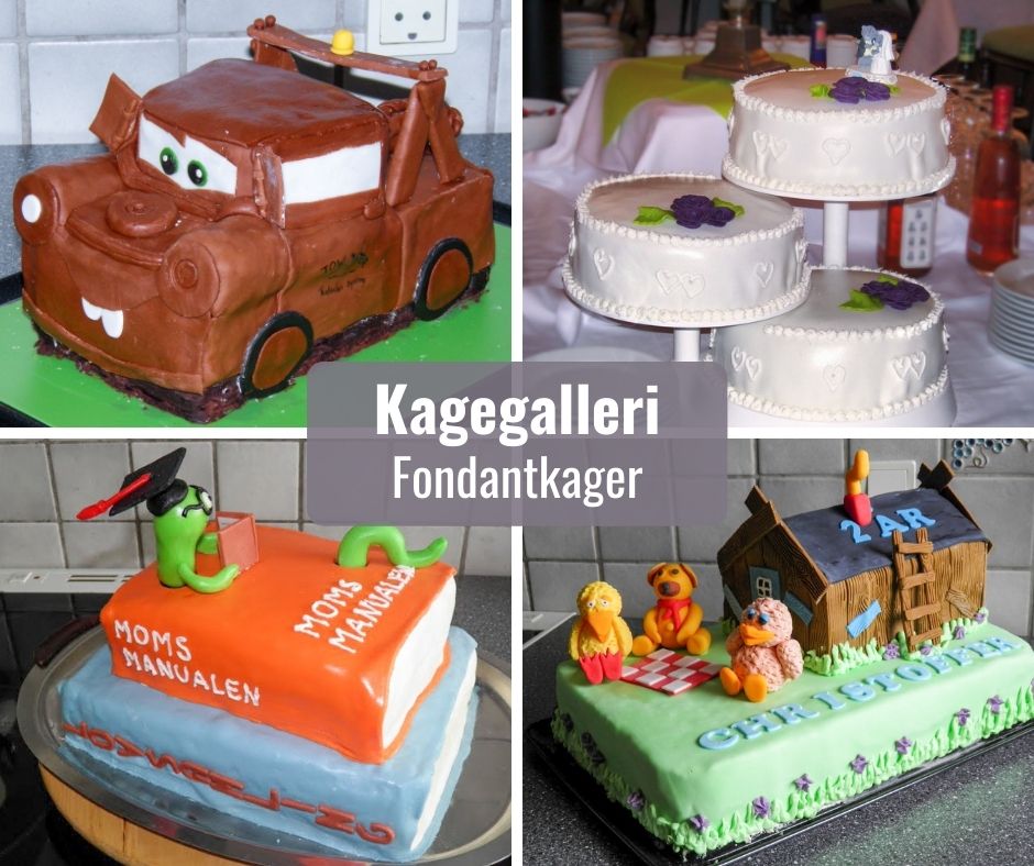 Fondant kager - lad dig inspirere lige her - Home by Bianca